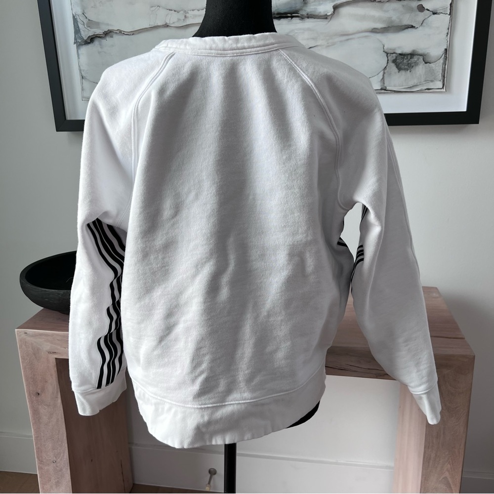 Athleta 24/7 Varsity Stripe Sweatshirt Sz M & L EUC - Picture 7 of 7